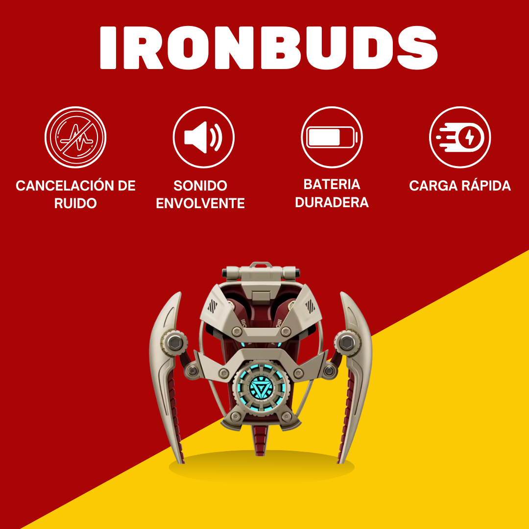 Auriculares Inalámbricos con Diseño Stark